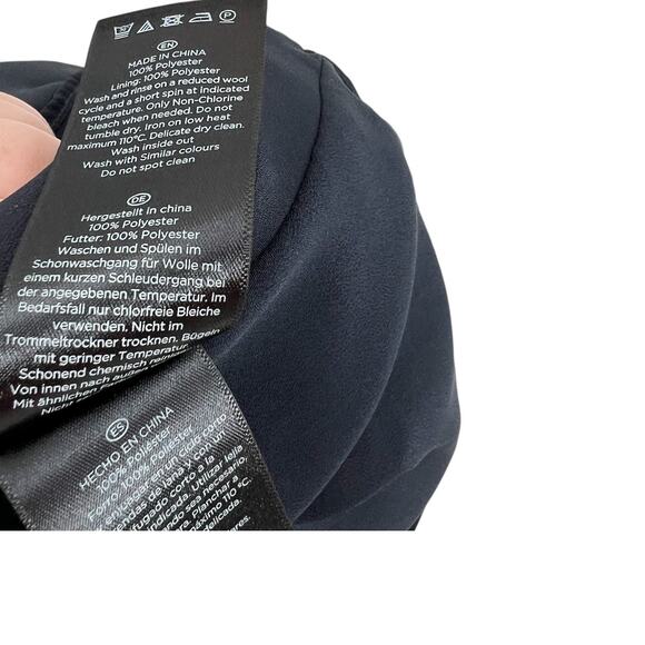 Hobbs London Brea Dress Floral Print Sleeveless Navy Blue Size US 12 - Picture 14 of 14